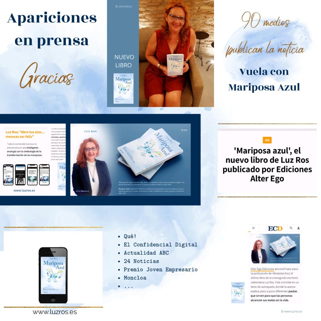 Luz Ros, escritora. Apariciones en prensa. www.luzros.es